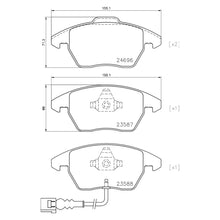 Load image into Gallery viewer, Front Brake Pad Fits VW Audi Seat Skoda A3 TT Octavia Golf Touran Brembo P85146