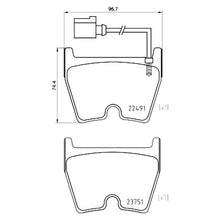 Load image into Gallery viewer, TT Front Brake Pad Fits Audi A3 Q3 Brembo P85152
