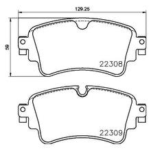 Load image into Gallery viewer, Rear Brake Pad Fits Audi VW A4L A6L Q5L A4 A5 A6 A7 A8 Q7 Brembo P85154