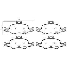 Load image into Gallery viewer, Front Brake Pad Fits Audi TT Brembo P85160