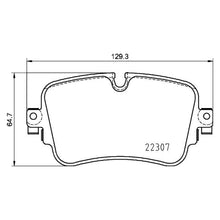 Load image into Gallery viewer, Rear Brake Pad Fits Audi VW A4L A6 A7 A8 E-Tron Q7 Q8 Brembo P85161
