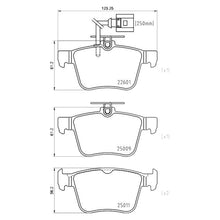 Load image into Gallery viewer, Rear Brake Pad Fits Audi A3 Q3 TT Brembo P85162