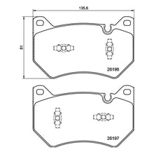 Load image into Gallery viewer, Front Brake Pad Set Fits Audi OE 80A 698 151 F Brembo P85181
