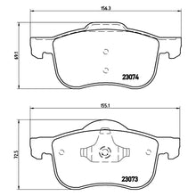 Load image into Gallery viewer, Front Brake Pad Fits Volvo S60 V70 Brembo P86016
