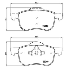 Load image into Gallery viewer, Front Brake Pad Fits Volvo S60 V70 Brembo P86020