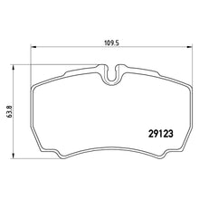 Load image into Gallery viewer, Rear Brake Pad Fits Iveco Daily Brembo PA6023