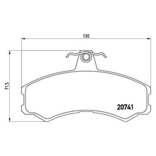 Load image into Gallery viewer, Front Brake Pad Fits Iveco Massif Pickup Brembo PA6024