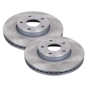 Ford Focus Front Brake Pad Disc Set Fits Focus 04 On 3 Year Warranty Blue Print
