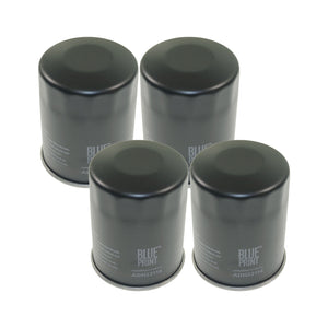 4x Honda Oil Filters Fits Civic Jazz 15400-RBA-F01 Blue Print ADH22114