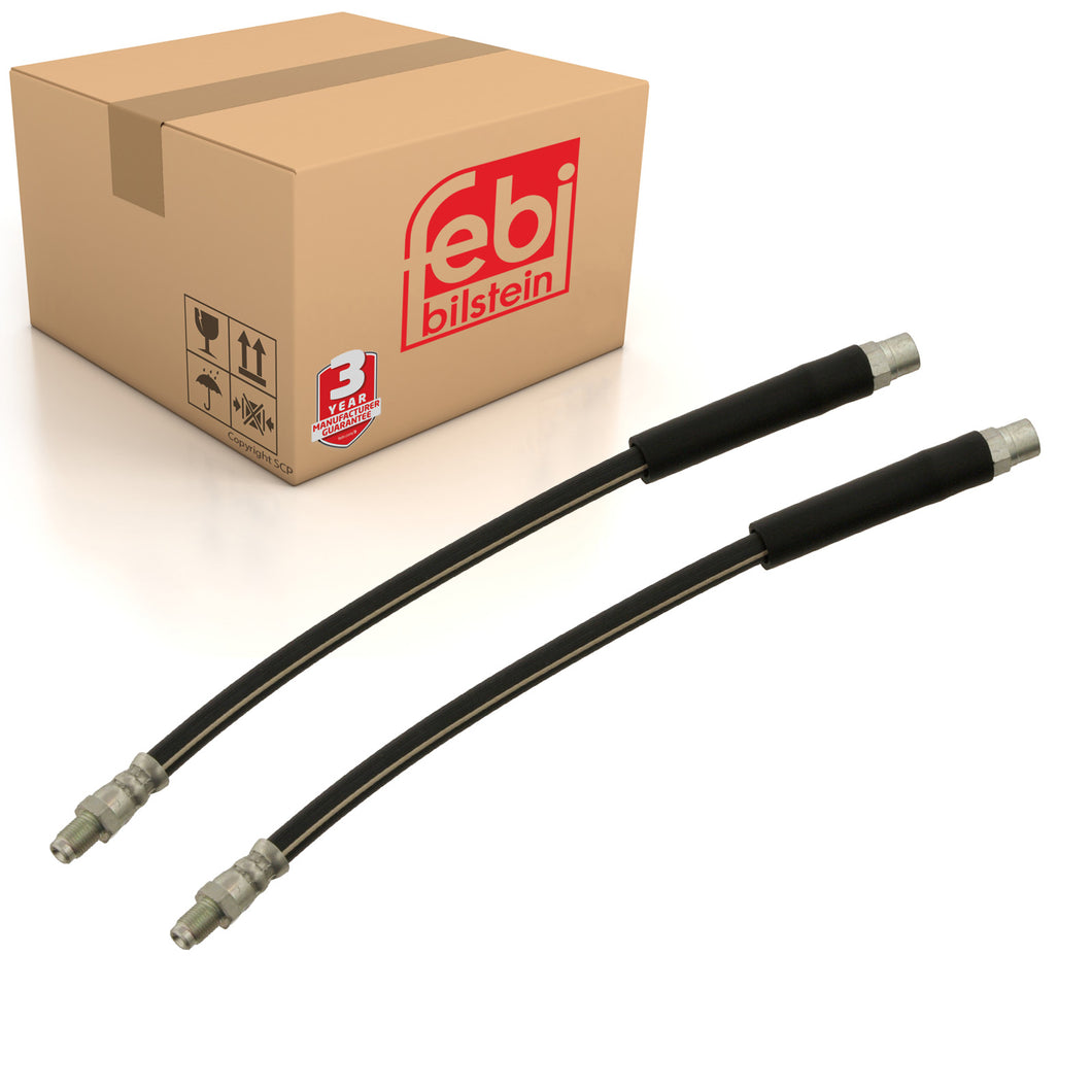 2x E30 Rear Brake Hose Fits BMW 3 Series E60 E61 E63 E64 E65 Febi 02078