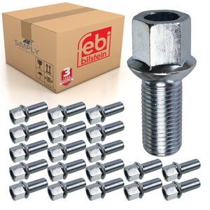 20x Alloy Steel Wheel Bolt Fits VW Golf Polo Fox Seat Ibiza Leon Febi 09801