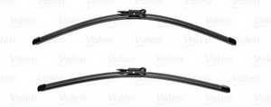 Front Windscreen Wiper Blade Set Flat Silencio 600+475mm BMW VM371 Valeo 574471