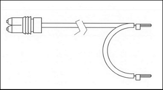 Front Wear Indicator Fits Porsche OE 92861236600 Ferodo FWI336