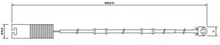 Load image into Gallery viewer, Rear Wear Indicator Fits MG Rover OE SOE100010 Ferodo FWI285
