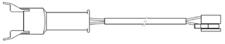 Rear Wear Indicator Fits Daimler Jaguar OE DBC6596 Ferodo FWI314