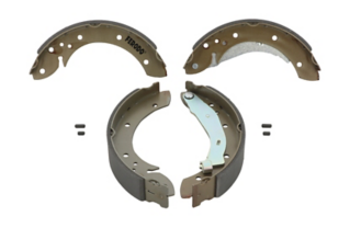 Rear Brake Shoe Set Fits Citroen Peugeot Renault OE 1610091280 Ferodo FSB567