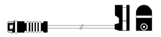 Front Wear Indicator Fits Mercedes-Benz OE 2105401117 Ferodo FWI287