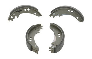 Rear Brake Shoe Set Fits Mercedes-Benz Ferodo FSB615
