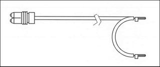 Front Wear Indicator Fits Porsche OE 99761267800 Ferodo FWI345