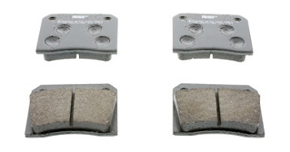 Rear Brake Pad Set Fits Ac Aston Martin Daimler De Tomaso Fiat Jag Ferodo FDB815