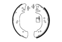 Load image into Gallery viewer, Rear Brake Shoe Set Fits Nissan Opel Renault Vauxhall OE 4501146 Ferodo FSB618