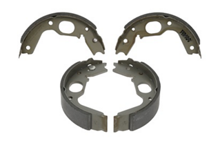 Rear Parking Brake Drum Shoe Set Fits Mitsubishi OE MB618914 Ferodo FSB663