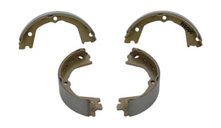 Rear Parking Brake Drum Shoe Set Fits Iveco OE 42535858 Ferodo FSB658