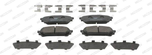 Rear Brake Pad Set Fits Subaru OE 26696FE040 Ferodo FDB1861