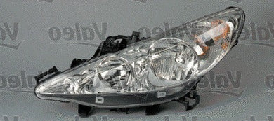 207 Front Left Headlight Halogen Headlamp Fits Peugeot OE 620897 Valeo 43240