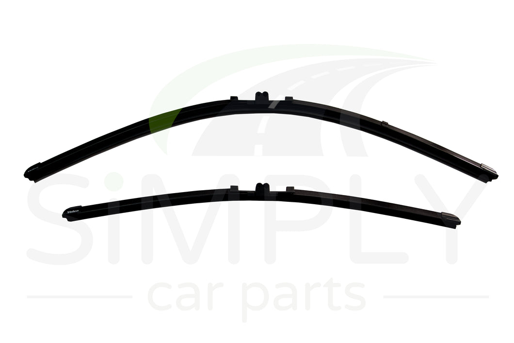 Front Windscreen Wiper Blade Set Flat Silencio 600+475 VF365 Valeo 577365